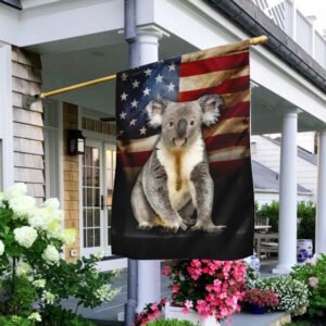 Koala American Flag