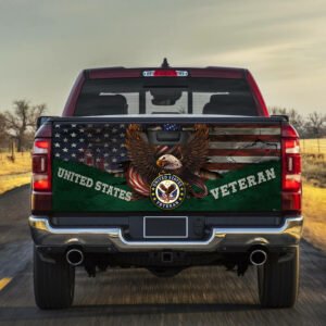 United States Veteran Truck Tailgate Decal Sticker Wrap PN475TDv5