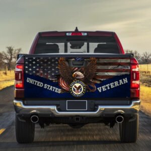 United States Veteran Truck Tailgate Decal Sticker Wrap PN475TDv6