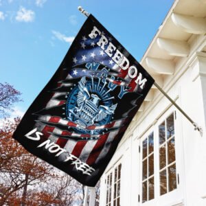 United States Navy Veteran Freedom Is Not Free Flag MBH27F