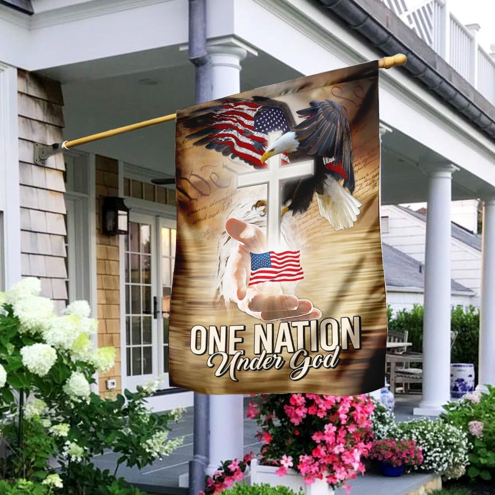 One Nation Under God. Eagle Flag - Flagwix