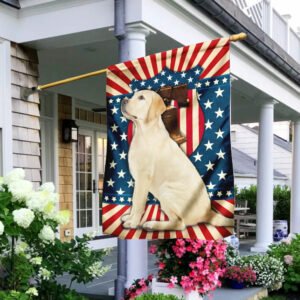 Labrador Retriever American U.S. Flag