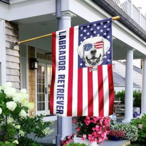 Labrador Retriever American U.S. Flag