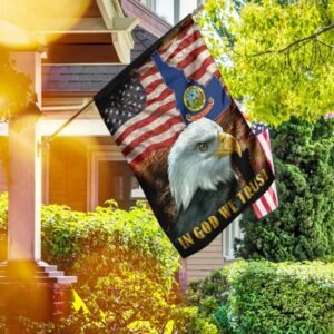 Idaho State Patriotic American Independence Day Flag