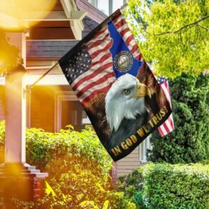 New Hampshire State Patriotic American Independence Day Flag