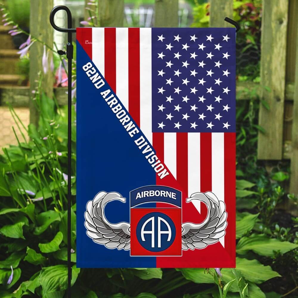 Drapeau 0754 USA Drapeau 82nd Airborne Division drapeaux drapeaux divisions NEUF 