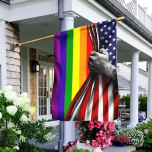 LGBT Flag Rainbow American Flag