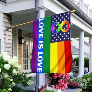 Love Is Love LGBT Flag
