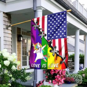 LGBT Unicorn American U.S. Flag