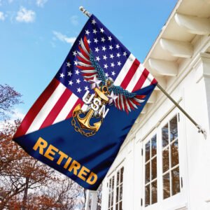 United States Navy Master Chief Petty Retried Flag TRL1045Fv3
