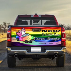 LGBT I'm so Gay Truck Tailgate Decal Sticker Wrap NTB107TD