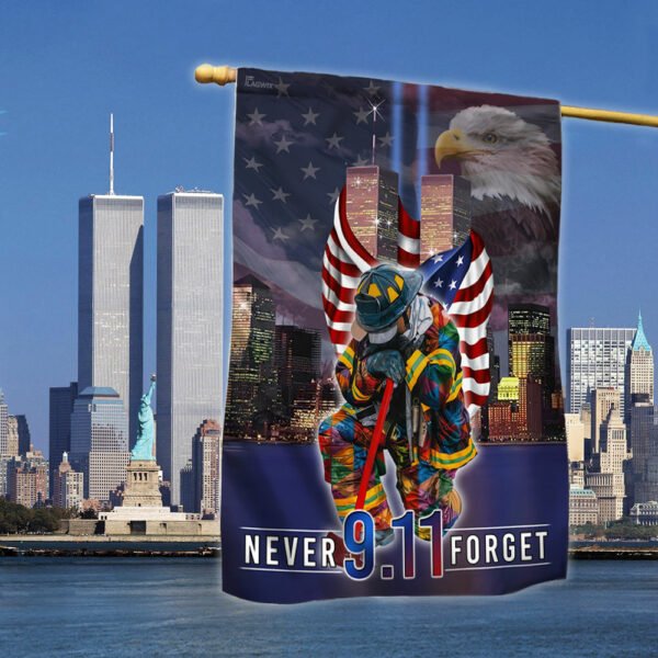 Never Forget September 11th American Flag LHA1567F