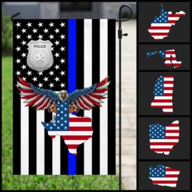 Personalized Custom Police Flag Flagwix™ Thin Blue Line Flag TRL938FCT