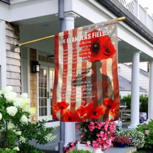 In Flanders Fields, Poppy American Flag