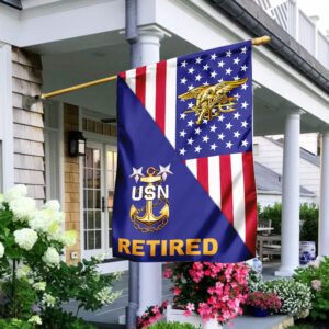 United States Navy SEALs Retired Flag TRL1008F