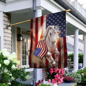 Patriotic Horse Flag LHA1564F