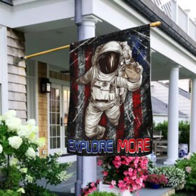Astronaut Explore Space Flag NTB86F