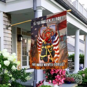 911 Flag Fallen Heroes We Will Never Forget LHA1637F