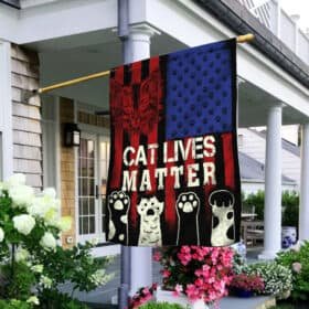 Cat lives Matters Flag NTT09F