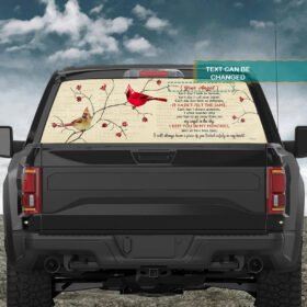 Personalized Rear Window Decal My Angel In The Sky. Cardinal ANL12CDCT