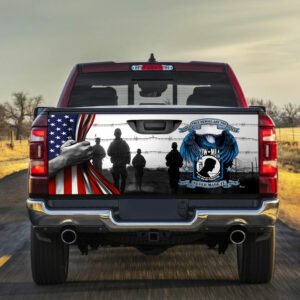 Pow Mia True Heroes, You Are Not Forgotten Truck Tailgate Decal Sticker Wrap MBH16F