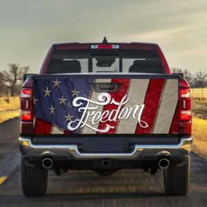 God Bless America. Freedom Truck Tailgate Decal Sticker Wrap NTT02TD