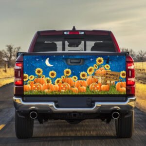 Fall Pumpkins Truck Tailgate Decal Sticker Wrap TRN1146TD
