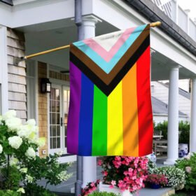 LGBT Pride Cross American Flag QNN529FV1