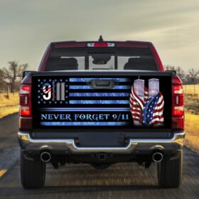 9/11 Never Forget Memorial Truck Tailgate Decal Sticker Wrap DDH2741F