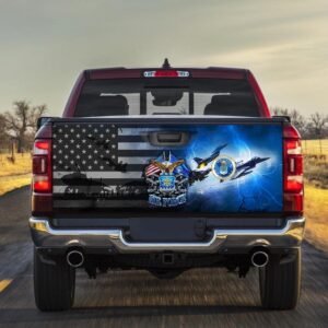 US Air Force Veteran Decal Flagwix™ Proudly Served US Air Force Truck Tailgate Decal Sticker Wrap THH3107TDv1