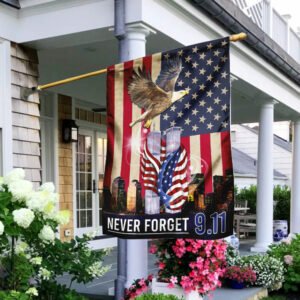 Never Forget 9-11 American Eagle U.S. Flag TRL1160F