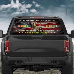 Vietnam Veteran. Brothers And Sisters Who Never Returned Rear Window Decal MLH1533CD