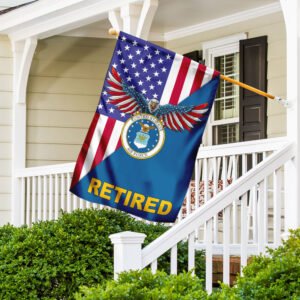 United States Air Force Retired American U.S. Flag TRL1047Fv3