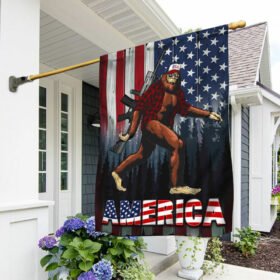 Bigfoot Flag Freedom American DDH2815F