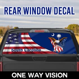 South Carolina Eagle Rear Window Decal MLH1774CD