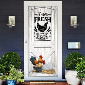 Farm Fresh Eggs Door Cover TRL1230D