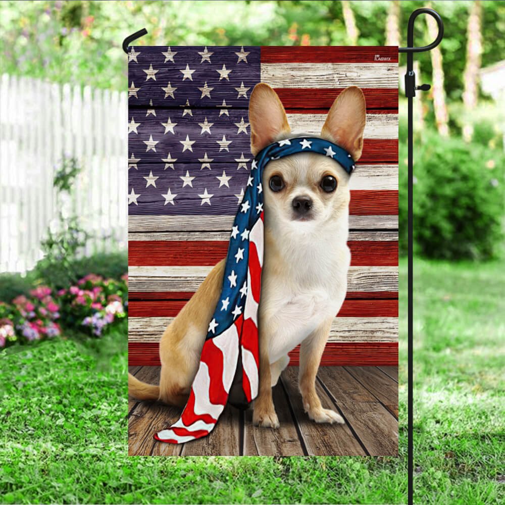 Chihuahua Dog Flag Charming Dog NTB216Fv1 - Flagwix