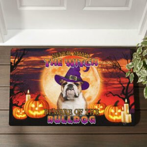 Bulldog Doormat Halloween THB3296DMv2