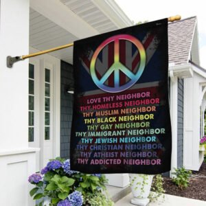 Peace UK Flag Love Thy Neighbor DDH2811Fv1