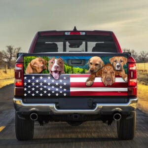 Dog Truck Tailgate Decal Sticker Wrap Adventure NTT51TD