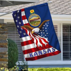 Kansas Eagle Flag MLH1774Fv8