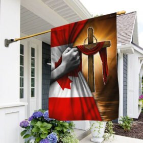 Christian Cross Canadian Flag MLH1844Fv1