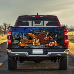 Halloween Truck Tailgate Decal Sticker Wrap Bigfoot Enjoy NTB183TD