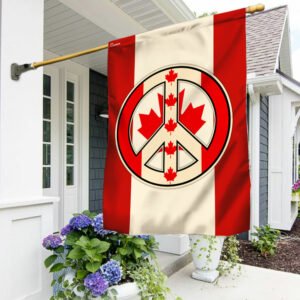 Peace Flag Hippie Canadian Flag TRN1305F