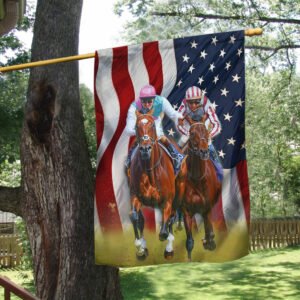Horse Racing American Flag LHA1724F
