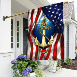 Sailor Anchor American Flag TRN1299F