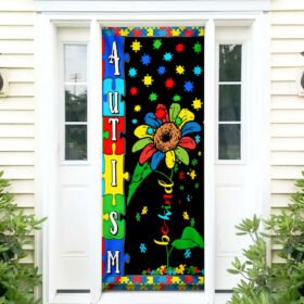 Autism Awareness Door Cover  Happy House NTB160D