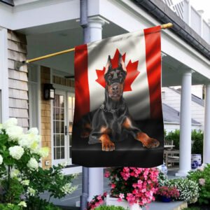 Doberman Pinscher Dog Lover Canadian Flag QNN557Fv5