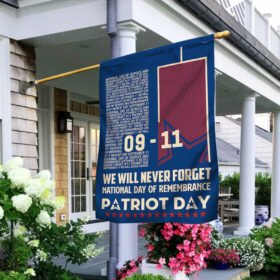 911 Flag National Day Of Remembrance We Will Never Forget September 11 Patriot Day 9.11 MBH126F