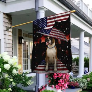 Dog Flag American Boxer Dog  Flag NTT47Fv1